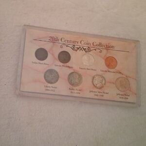 20th Century Coin Collection Display